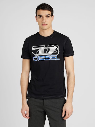 DIESEL Shirt in Zwart: voorkant