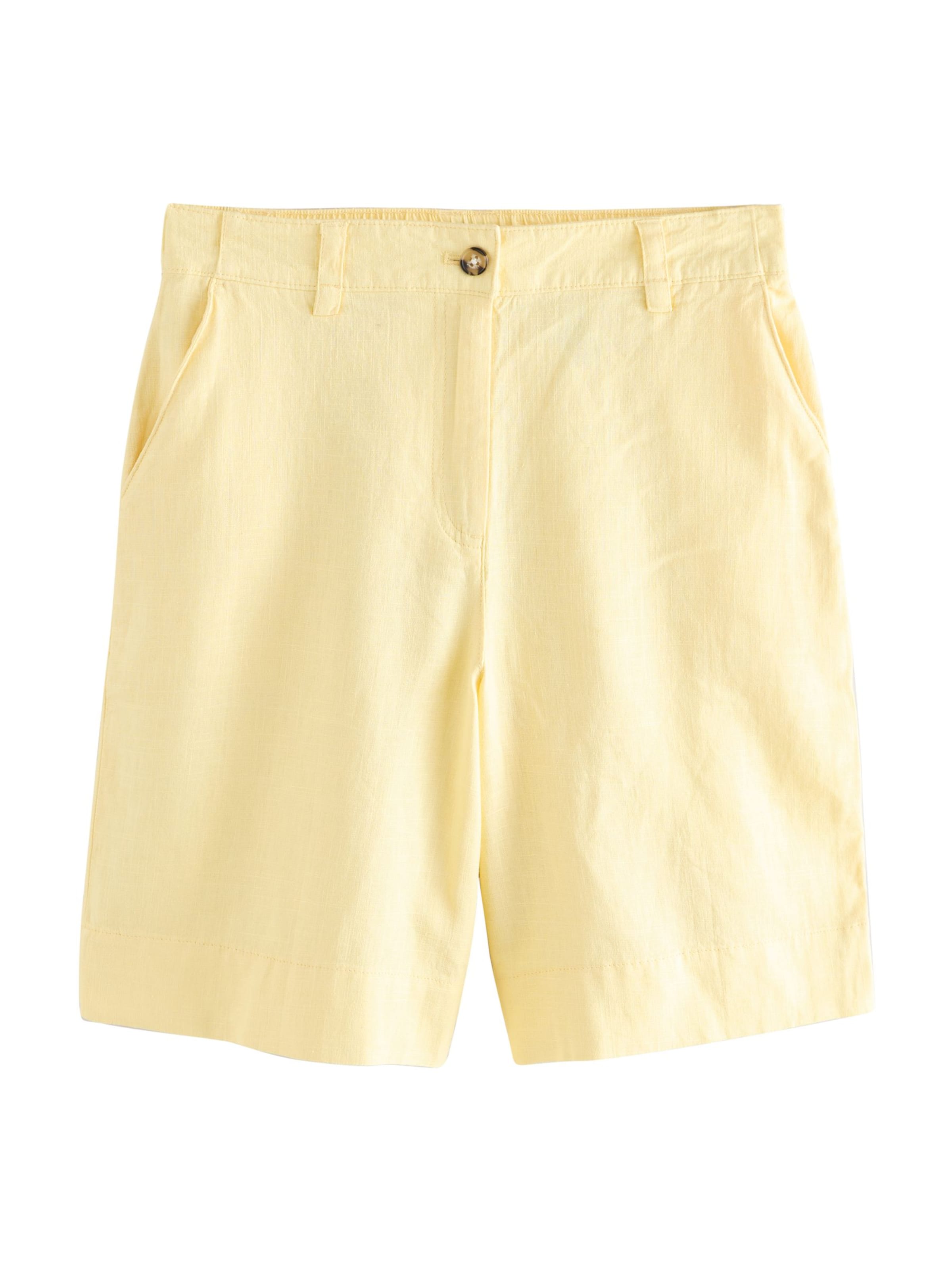 Next Regular Chinohousut värissä keltainen: etupuoli