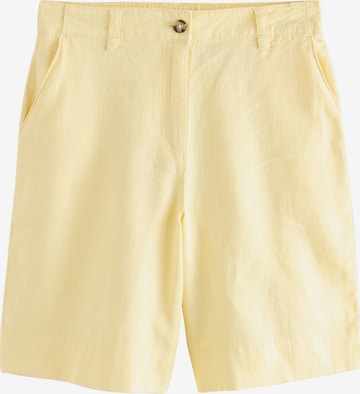 Next Regular Chinohousut värissä keltainen: etupuoli