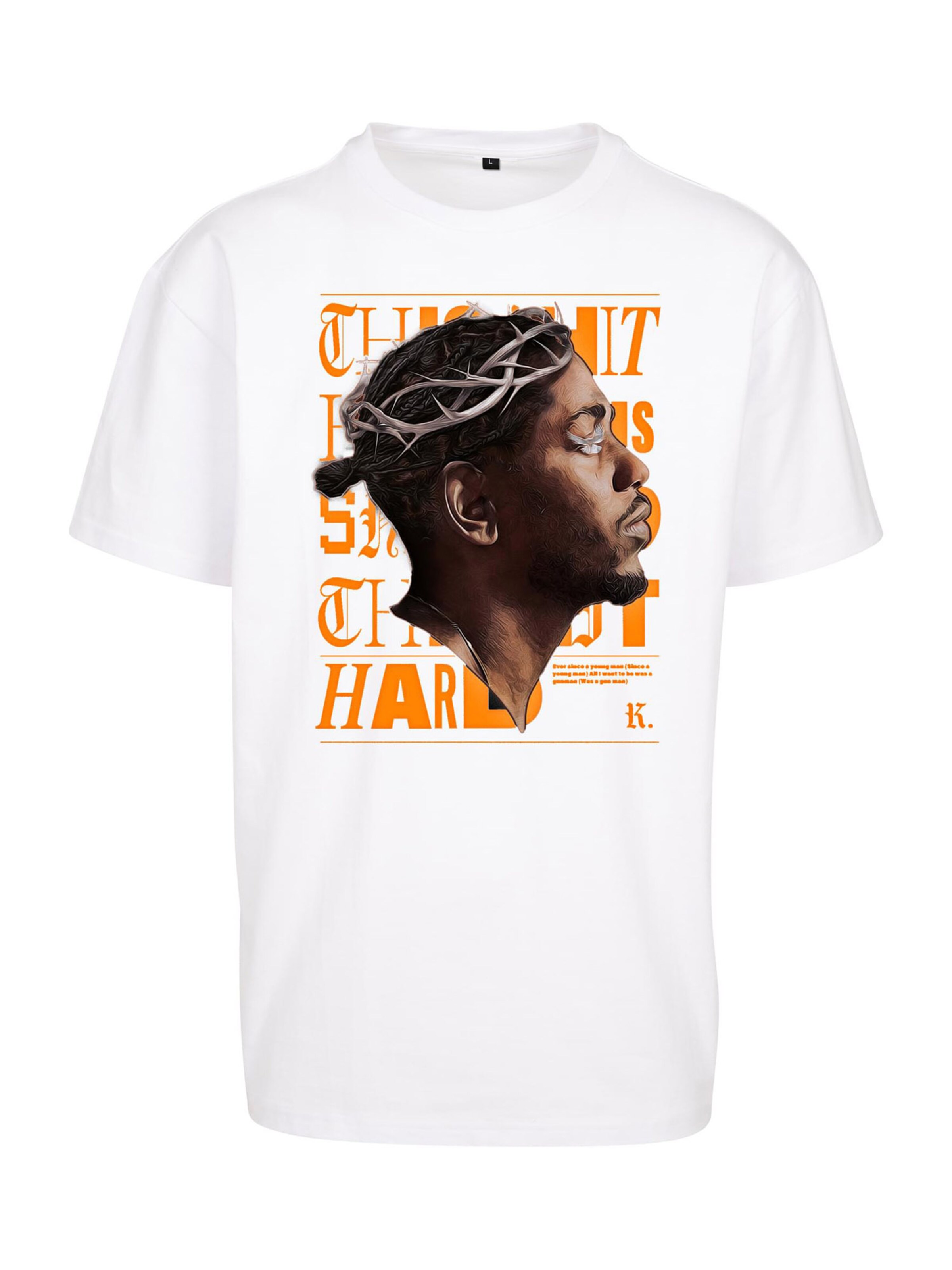 MT Upscale Shirt 'K-Dot' in White: front