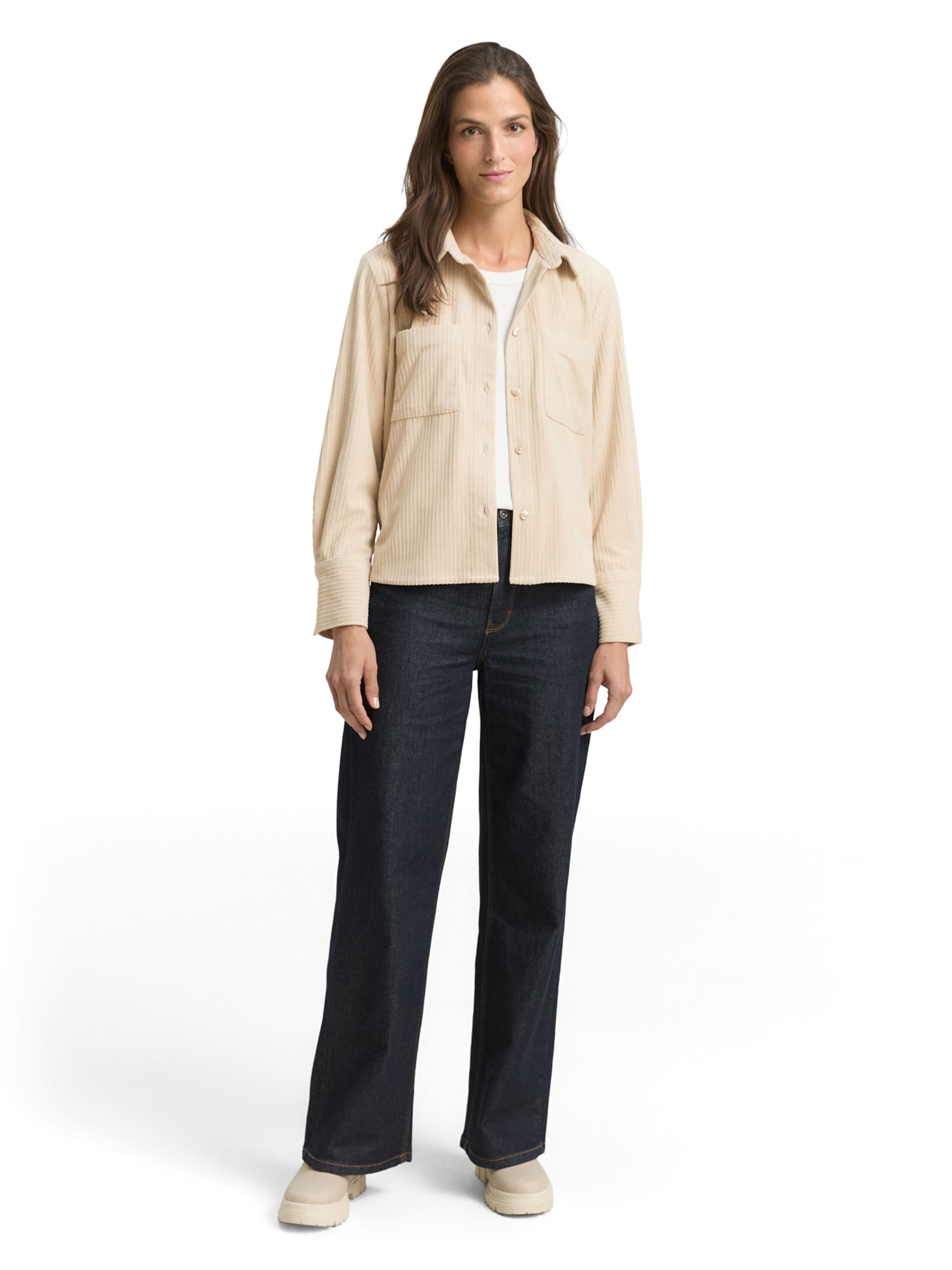 TOM TAILOR Μπλούζα σε μπεζ