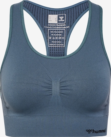 Hummel Bralette Sports bra in Blue: front