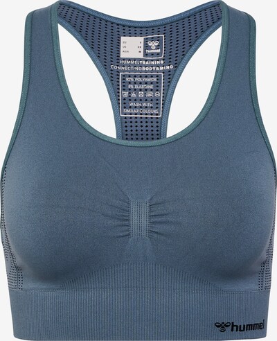 Hummel Soutien-gorge de sport en bleu-gris / noir, Vue avec produit