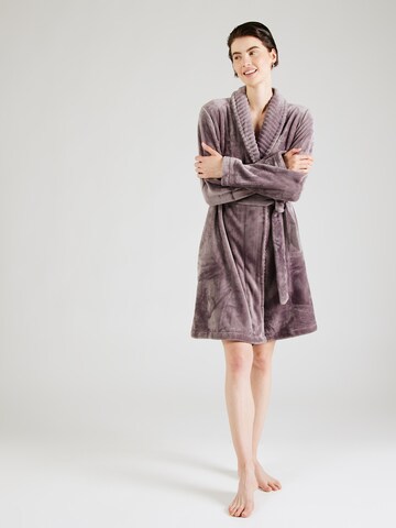 Peignoir court TRIUMPH en gris : devant