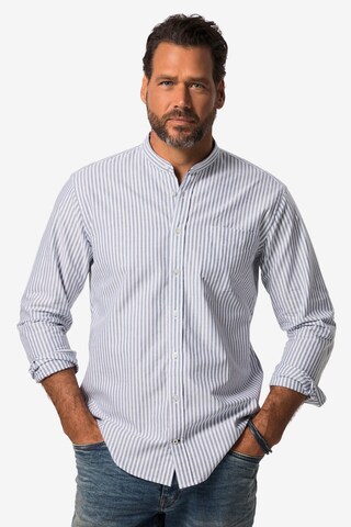 JP1880 Regular fit Button Up Shirt in Blue: front