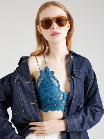 Free People Bustier Top 'ADELLA' in Blauw