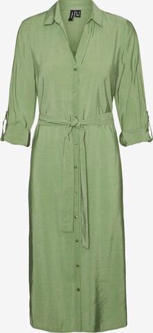 VERO MODA Shirt Dress 'Bell' in Green: front