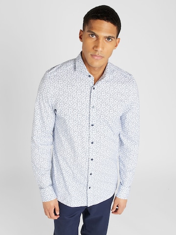 OLYMP - Ajuste regular Camisa de negocios en blanco: frente