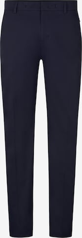 BOGNER Regular Pleated Pants 'Riley' in Blue: front