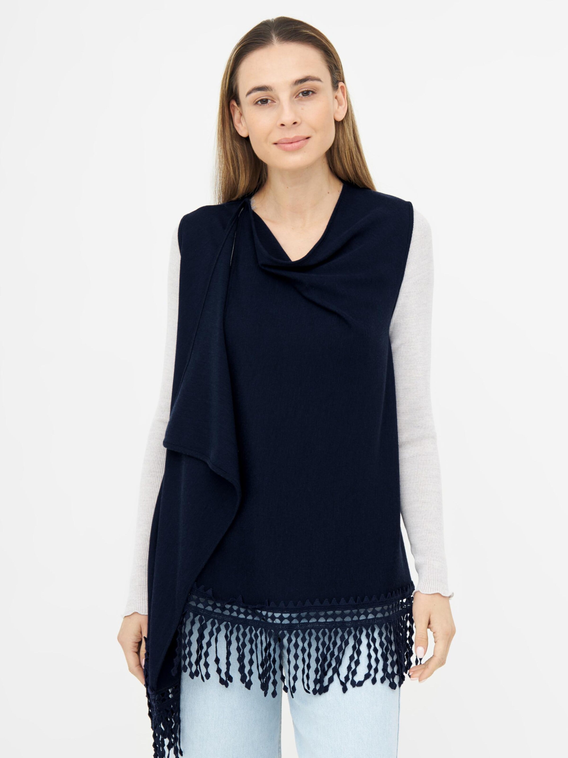 TOOche Sweater 'Azure Flow' in Blue: front