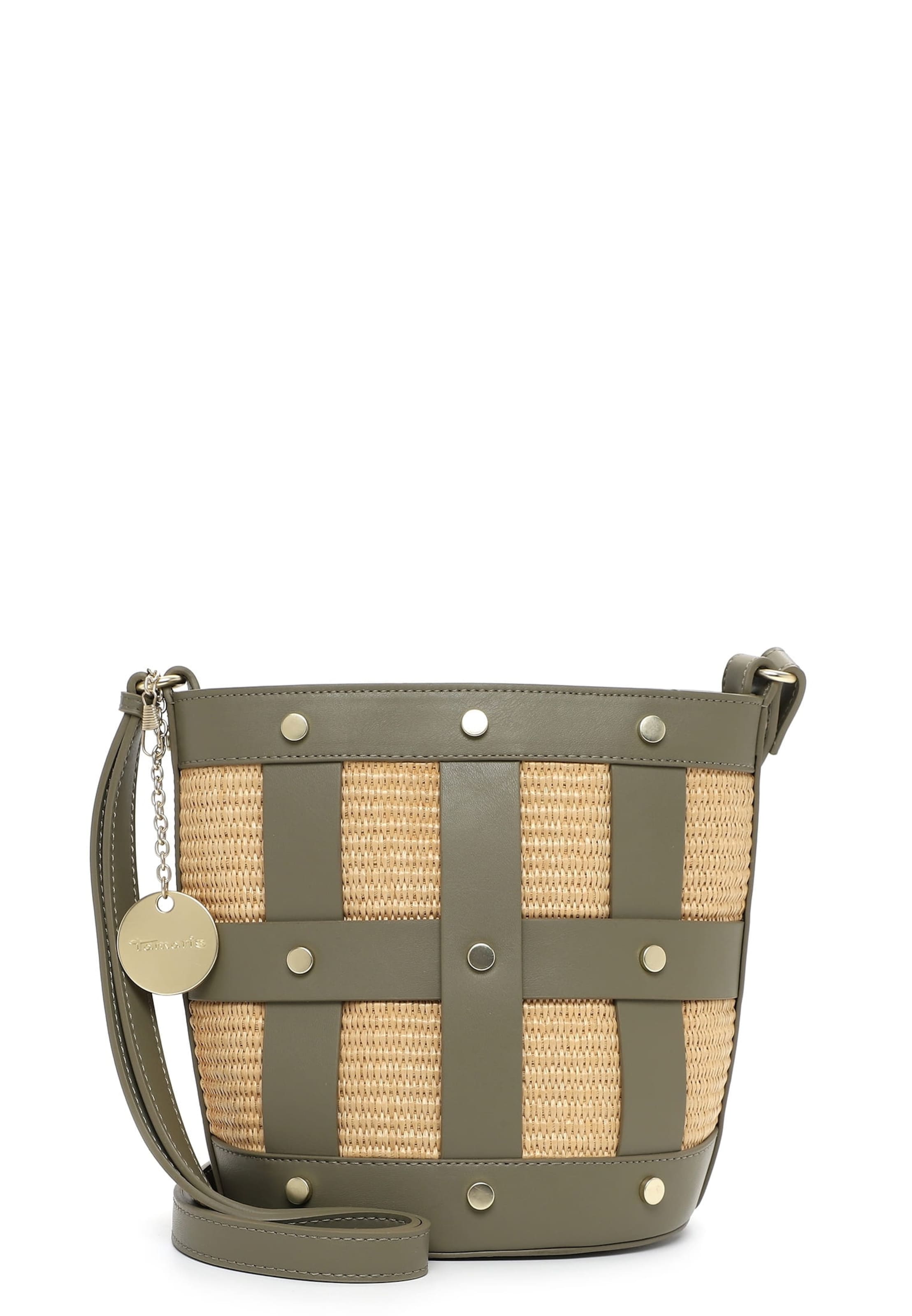 Borsa a sacco ' TAS Kirsti ' di Tamaris in verde: frontale