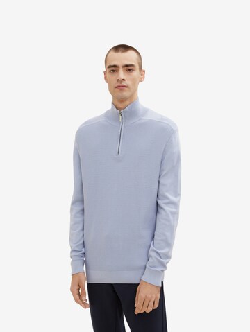 TOM TAILOR Sweater in Blue: front