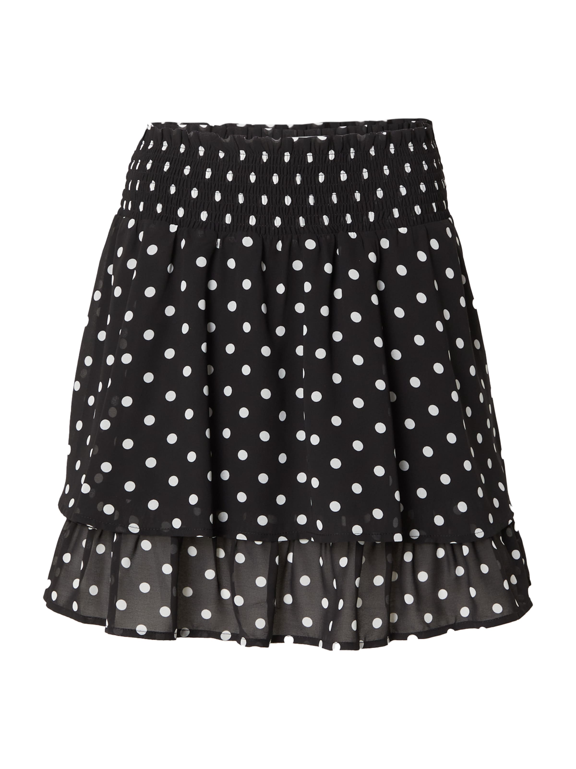 Gonna 'Magnolia' di EDITED in nero: frontale