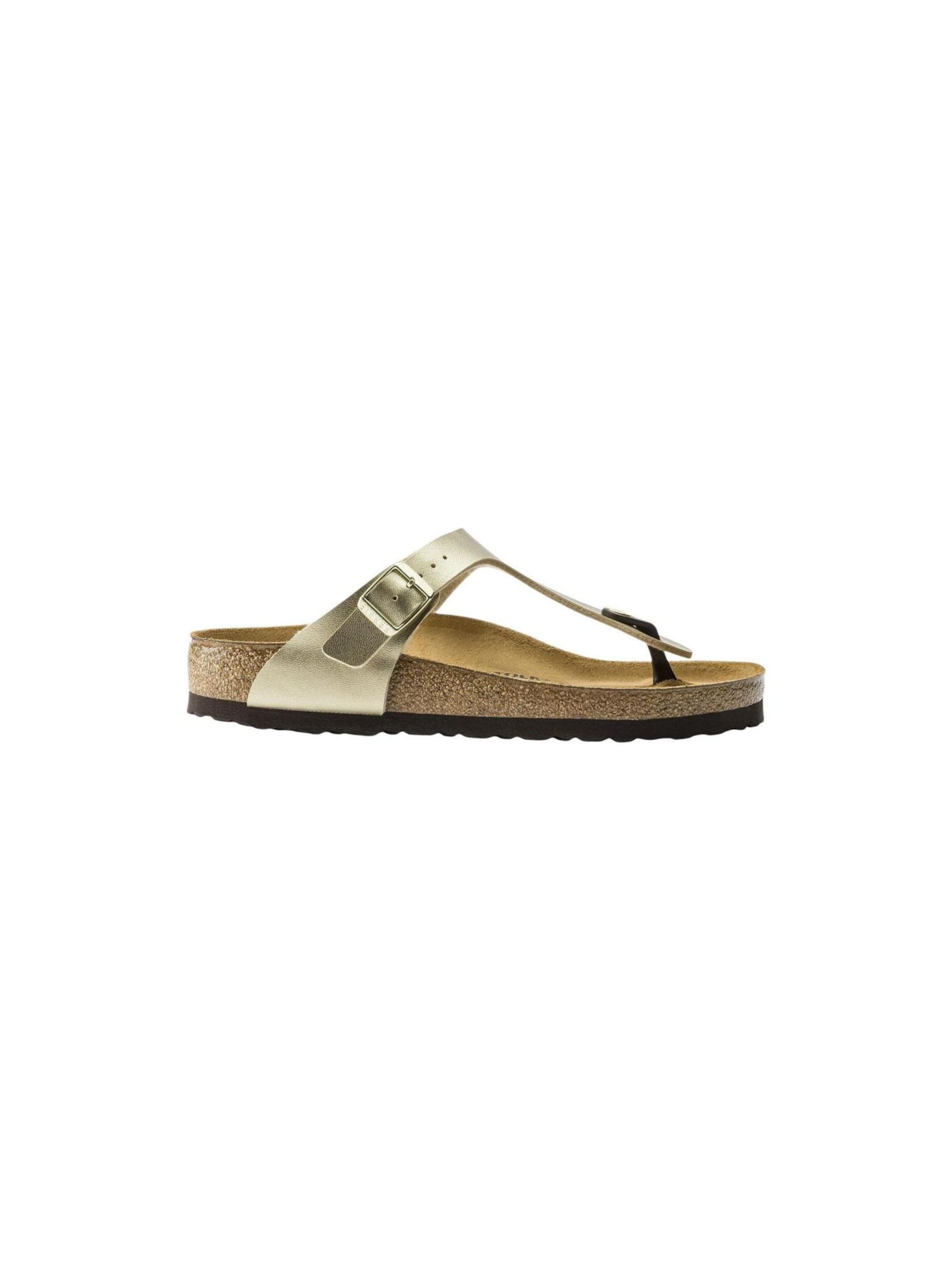 Infradito 'Gizeh 1016108' di BIRKENSTOCK in oro: frontale
