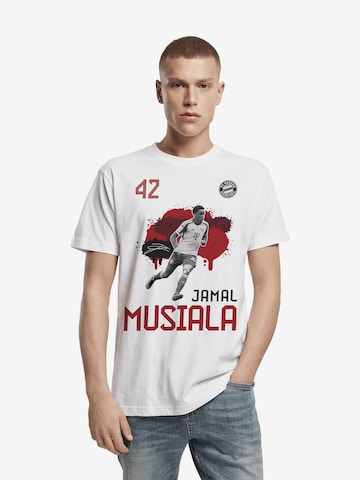FC BAYERN MÜNCHEN Shirt 'Jamal Musiala' in Weiß: predná strana