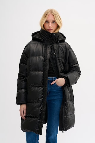 My Essential Wardrobe Vinterjakke 'Glossy' i sort: forside