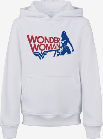 F4NT4STIC Sweatshirt 'DC Comics Wonder Woman Seventy Five' in Wit: voorkant