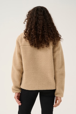 Love Copenhagen Fleece jas 'Vigga ' in Beige