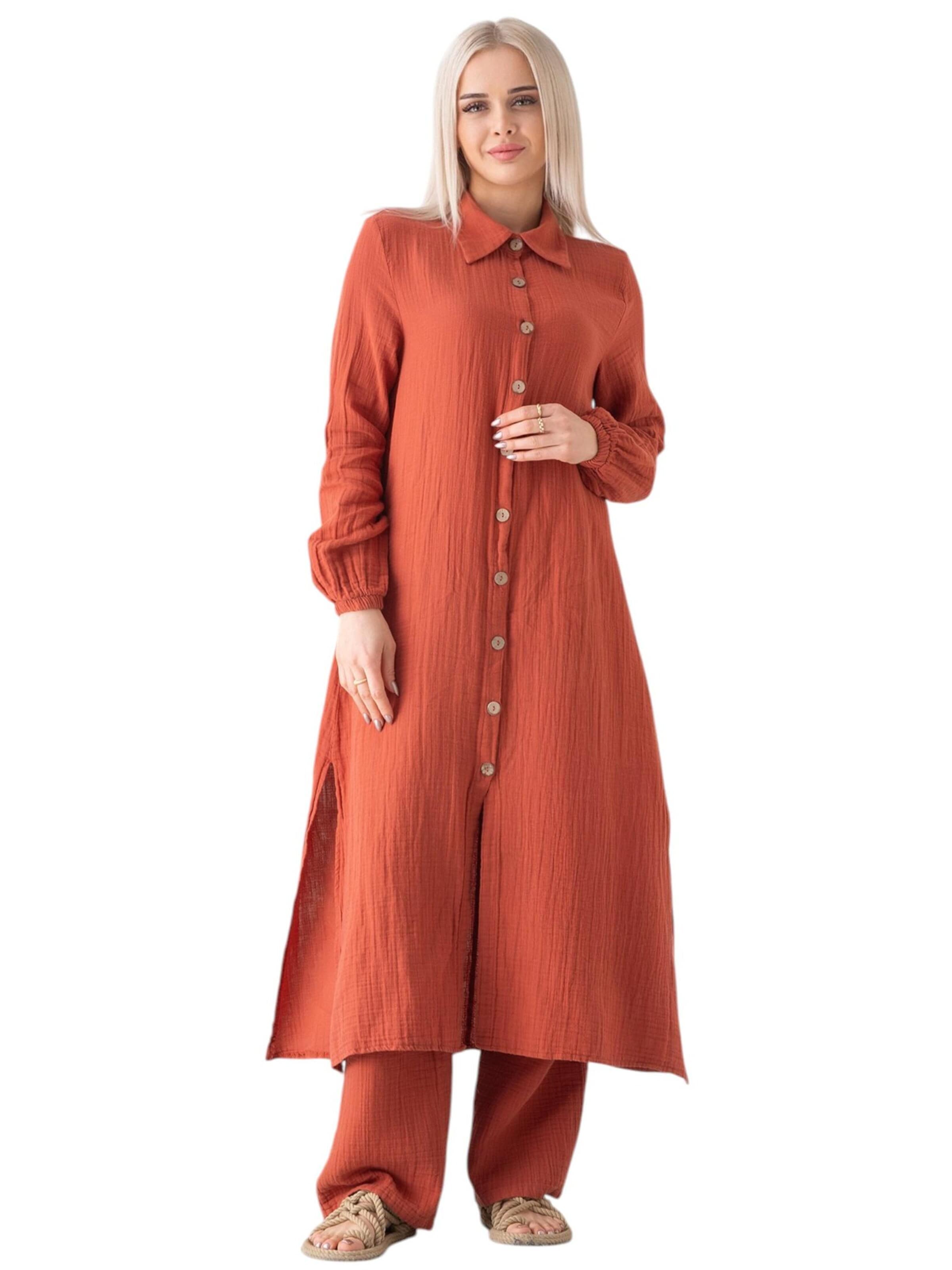 Camicia da donna 'Nergis' di WENOR in rosso