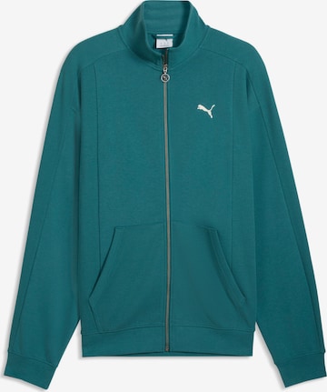 PUMA Sweatjacke in Grün: Vorderseite