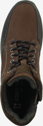 JOSEF SEIBEL Lace-Up Boots 'Lenny' in Brown