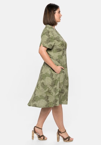 SHEEGO Shirt Dress in Green