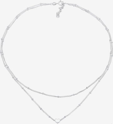 ELLI Necklace 'Herz' in Silver: front