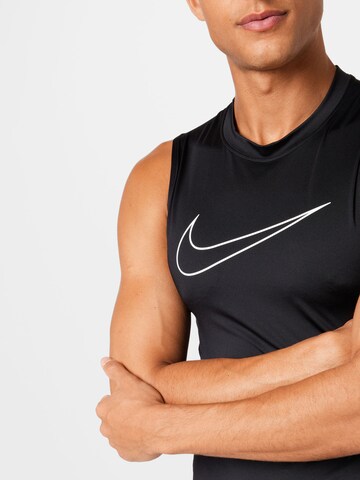 NIKE Λειτουργικό μπλουζάκι 'Nike Pro' σε μαύρο