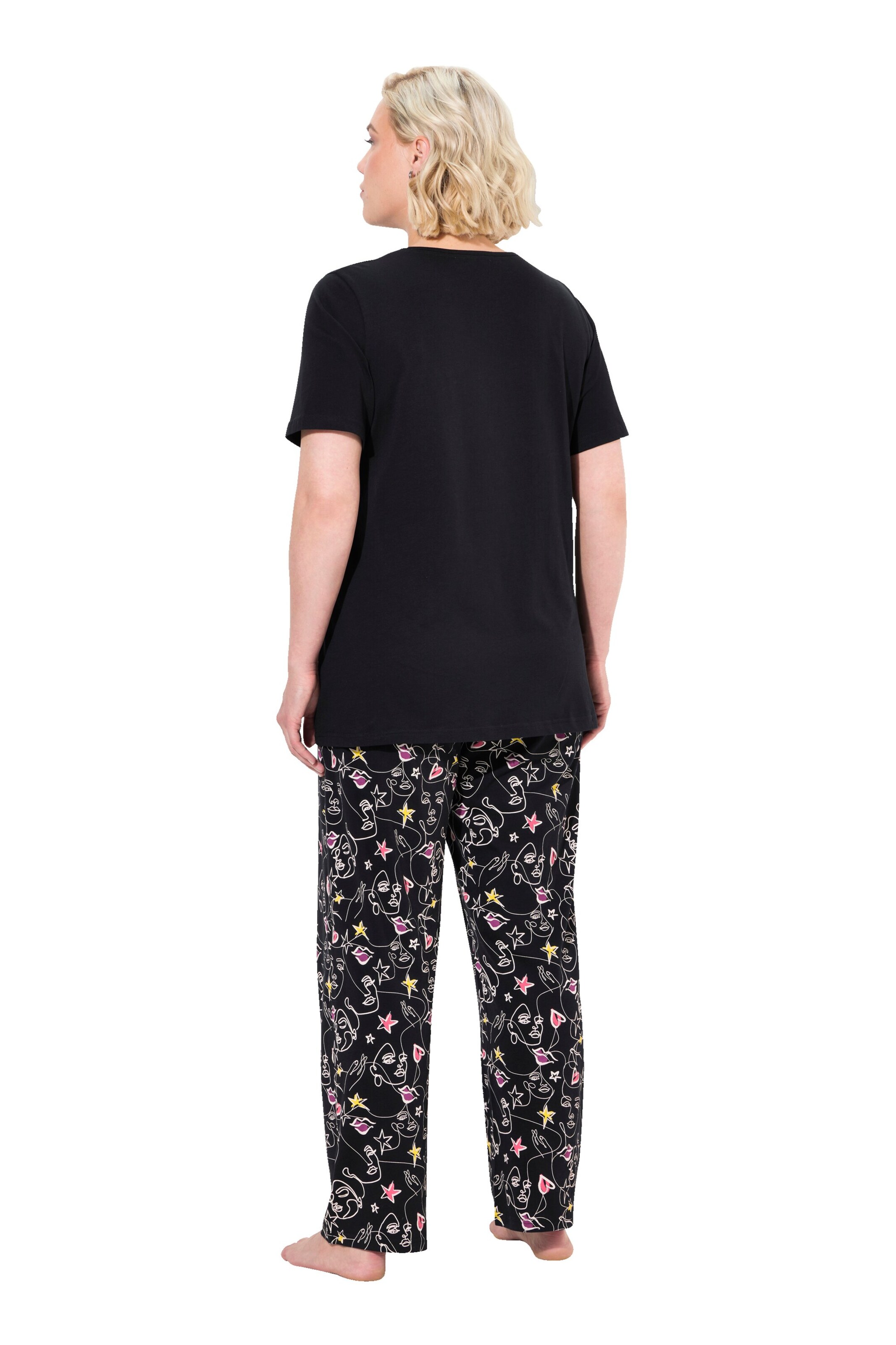 Ulla Popken Pajama in Black