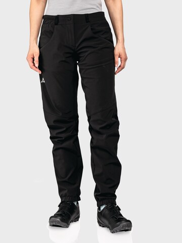 Schöffel Regular Outdoor trousers 'Zumaia' in Black: front