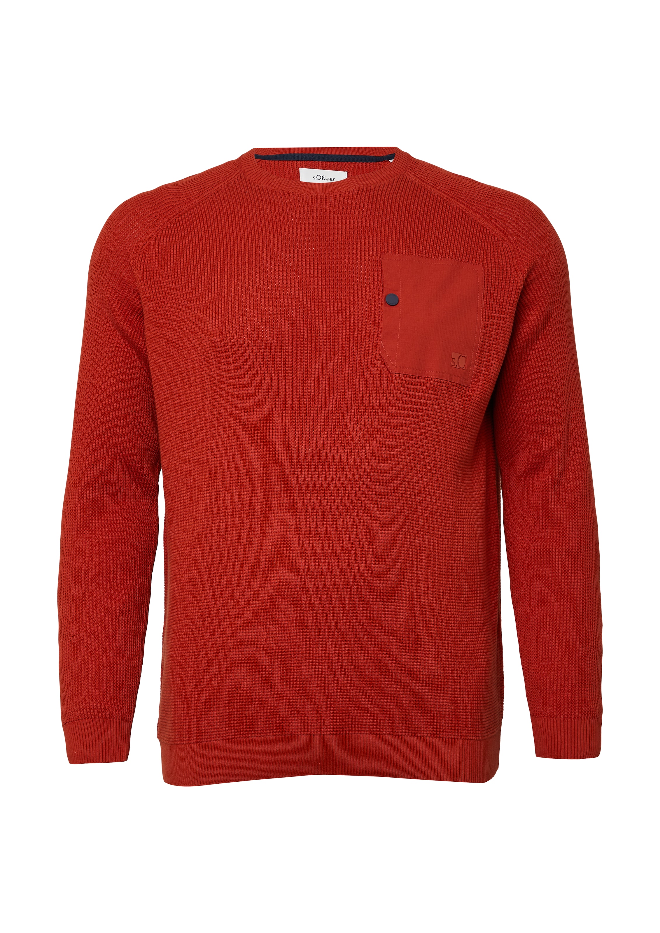 s.Oliver Men Big Sizes Pullover in Rot: Vorderseite