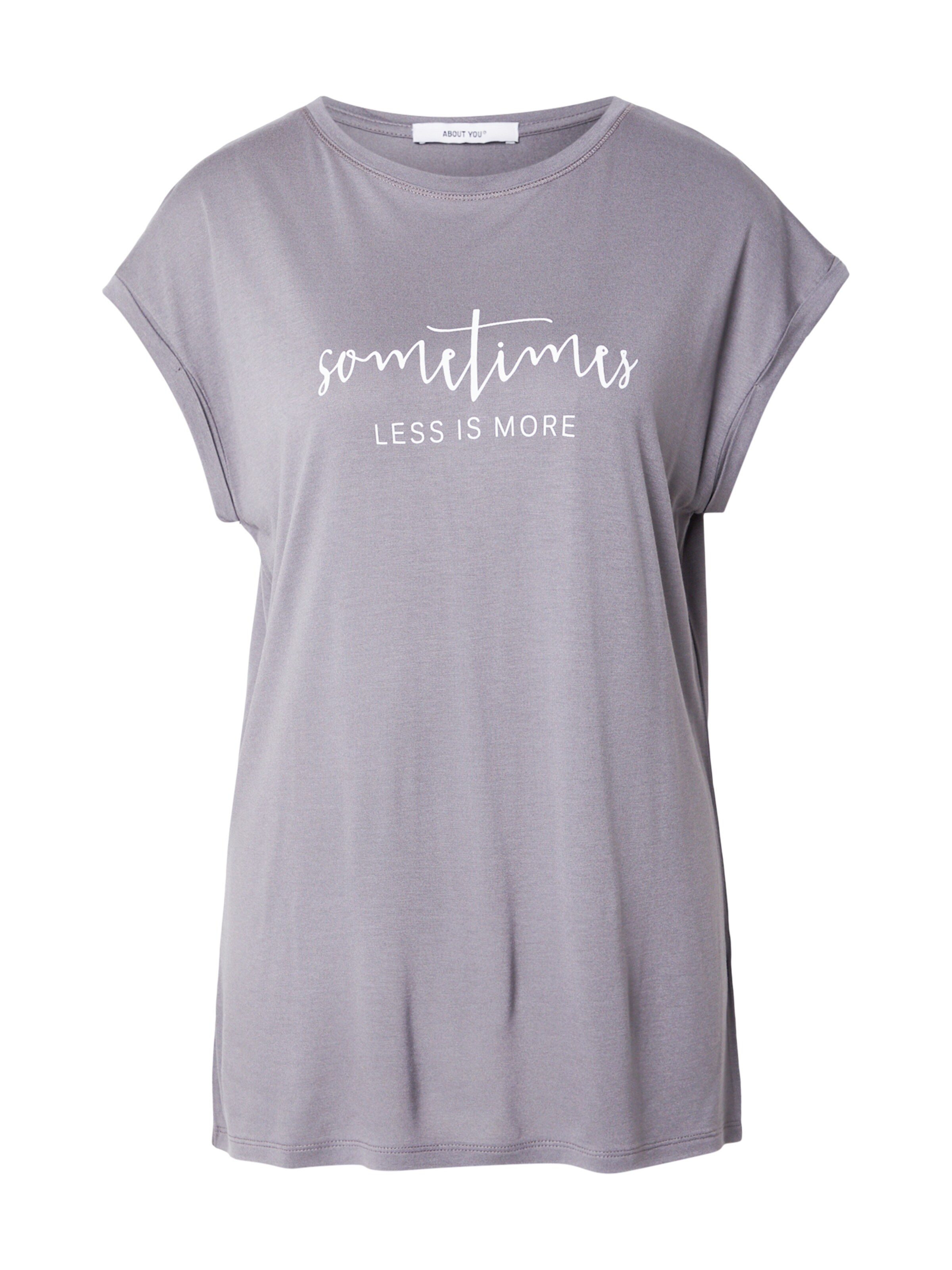 ABOUT YOU T-Shirt 'Amanda' in Grau: Vorderseite
