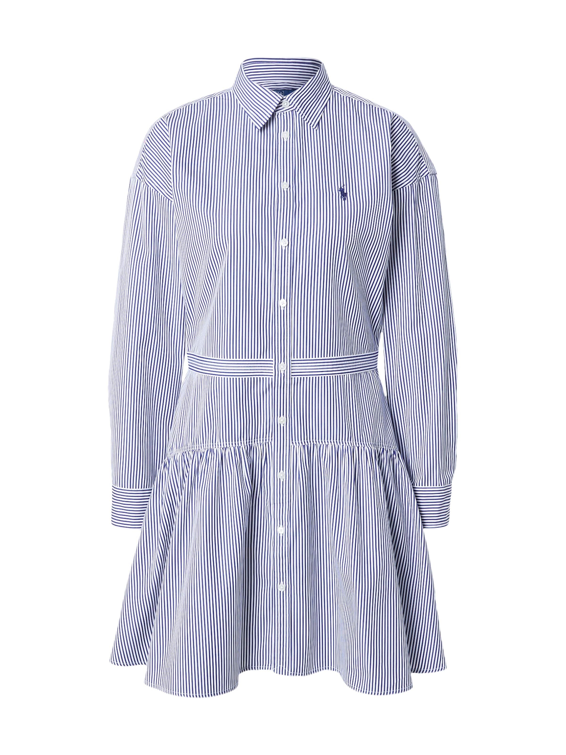 Rochie tip bluză de la Polo Ralph Lauren pe albastru: față