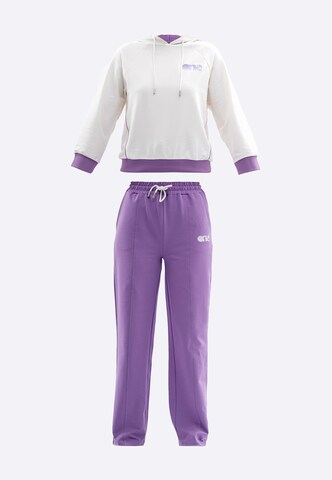 Tom Barron Sweat suit in Purple: front