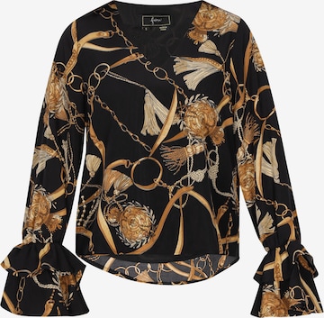 faina Blouse in Black: front