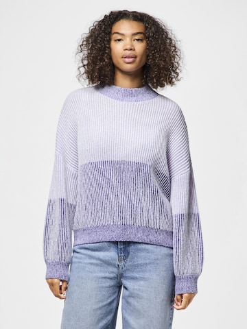PIECES Pullover 'NELLA ' i lilla: forside
