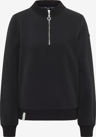 DreiMaster Maritim Sweatshirt 'Bridgeport' in Schwarz: predná strana