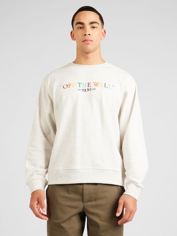 VANS Sweatshirt in Grey: front