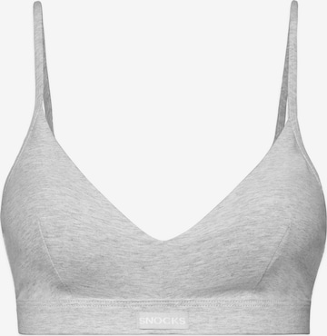 SNOCKS BH in Grau: Vorderseite
