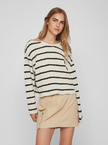 VILA Pullover in Beige: Vorderseite