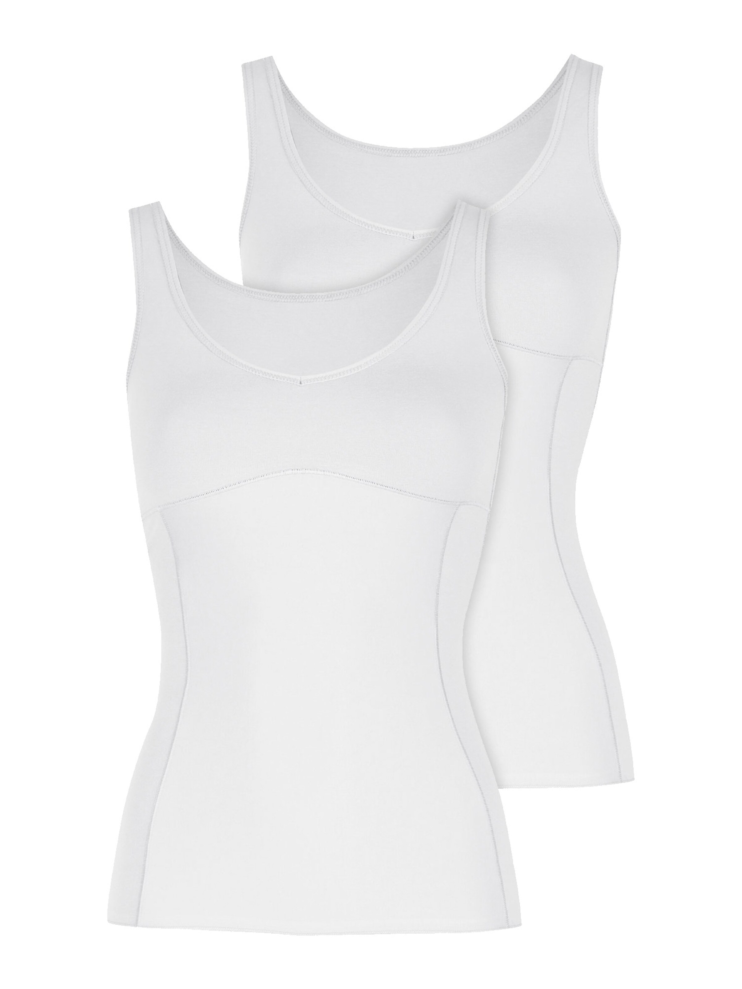 Nina von C. Shaping Top 'Cotton Shape' in S/A-C in White, Item view