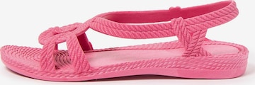Brasileras - Sandalias 'Esmirna' en rosa: frente