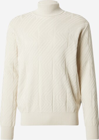 Strickpullover Rollkragenpullover Weiß Herren Rollkragenpulli