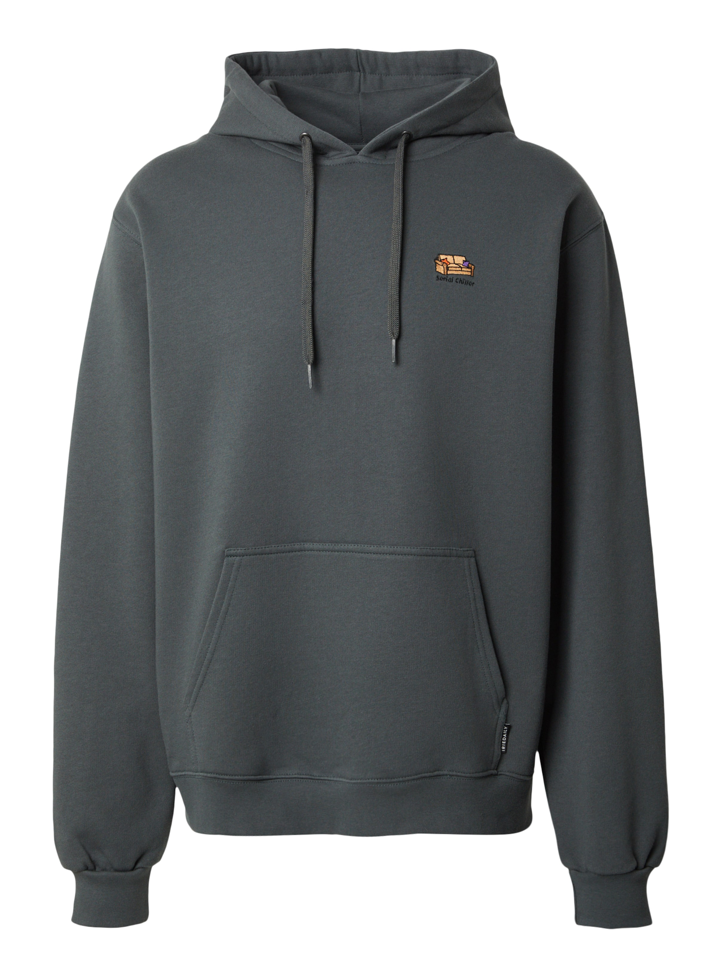 Iriedaily - Sudadera 'Serial Chiller' en verde: frente