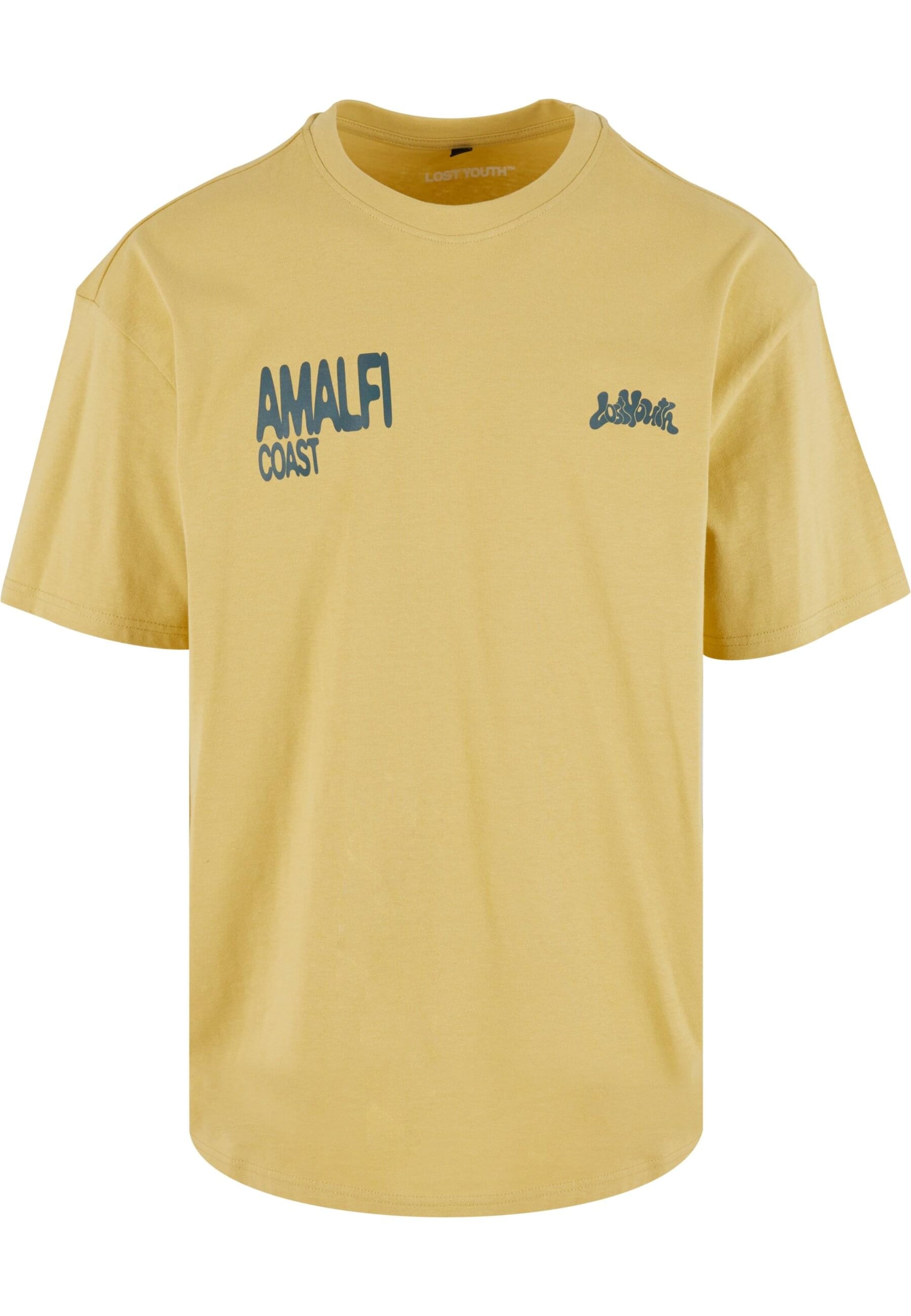 Tricou de la Lost Youth pe galben: față