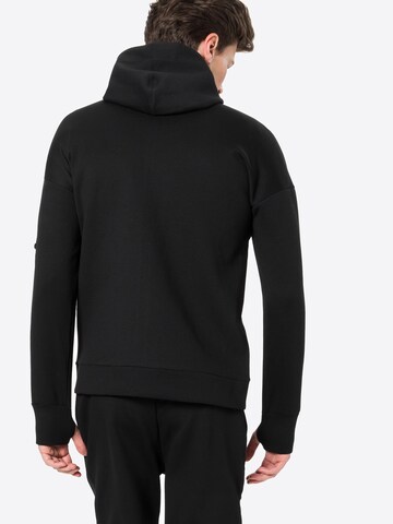 Hanorac sport 'GYM TECH' de la Superdry pe negru