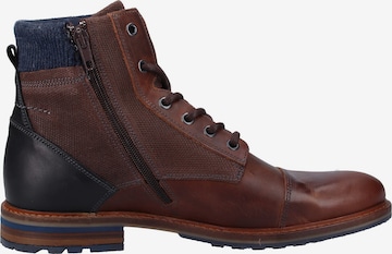 BULLBOXER Lace-Up Boots in Brown