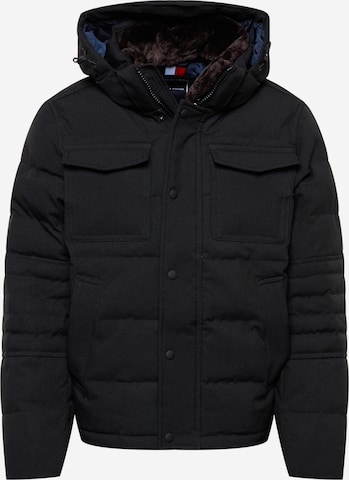 TOMMY HILFIGER Winter jacket in Black: front