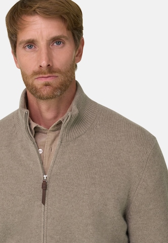 Boggi Milano Gebreid vest in Beige: voorkant