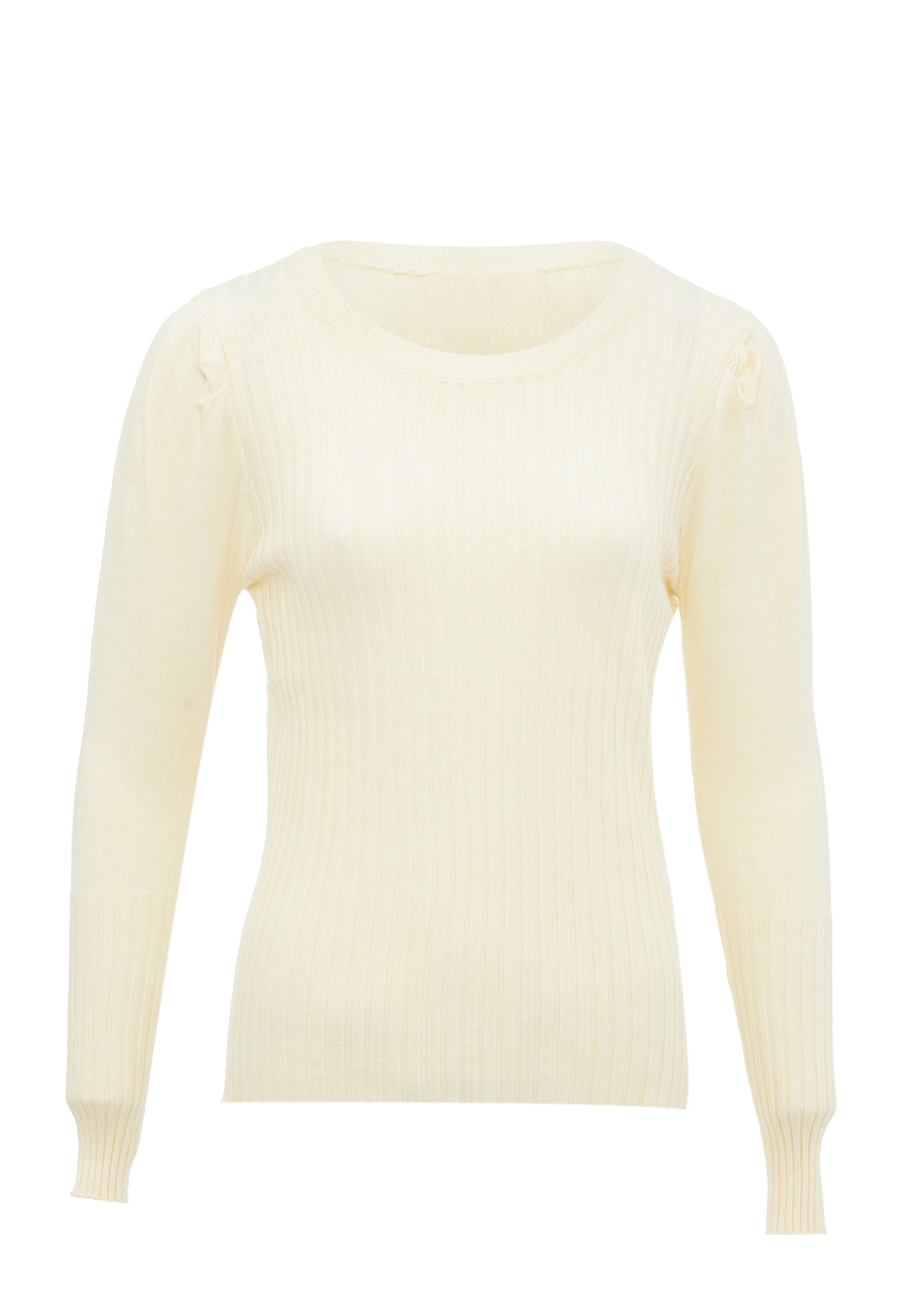leo selection Sweater in Beige: front